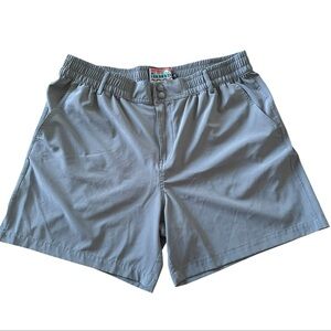 BURLEBO Everyday Short - River Rock Grey - Classic Deer Camo Pocket - XL